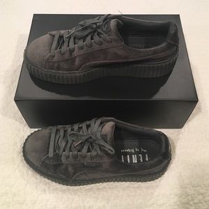 Fenty Puma Velvet Creeper in Glacier Gray
